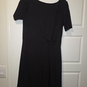 White House Black Market Black Midi Dress